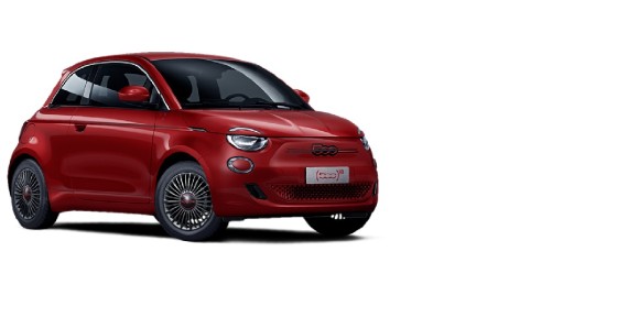 FIAT 500e 1.0 MILD HYBRID RED FROM £194 PER MONTH PLUS INITIAL RENTAL + VAT